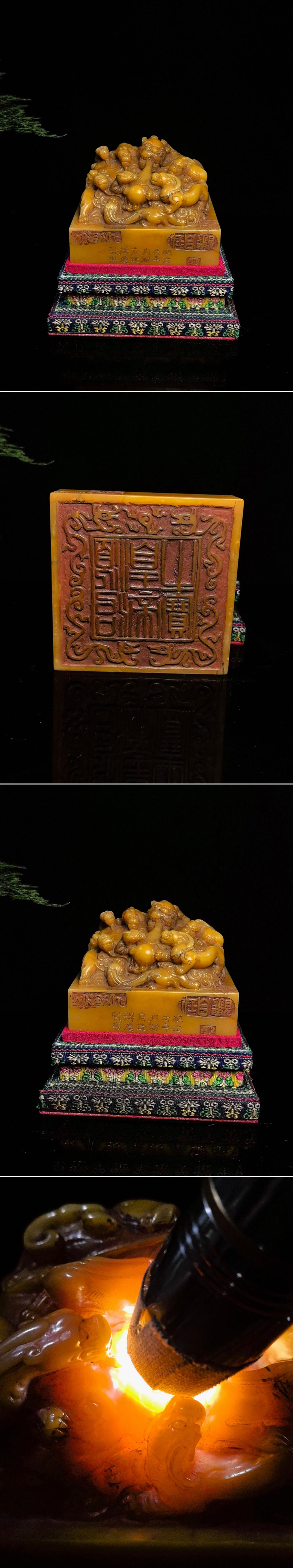 ◆古寳堂◆清 白材芯料保証 手彫 鐘馗出巡 極細工 古置物 古擺件 中国古美術 古美味 時代物 古董品
